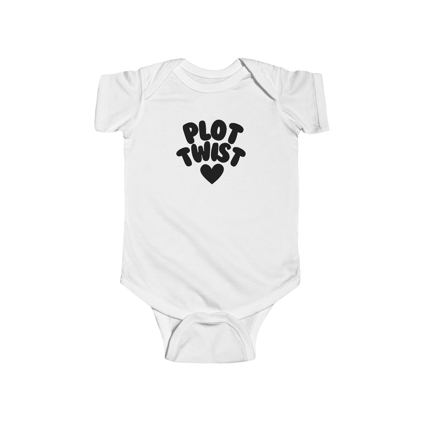 Plot Twist Cotton Baby Bodysuit