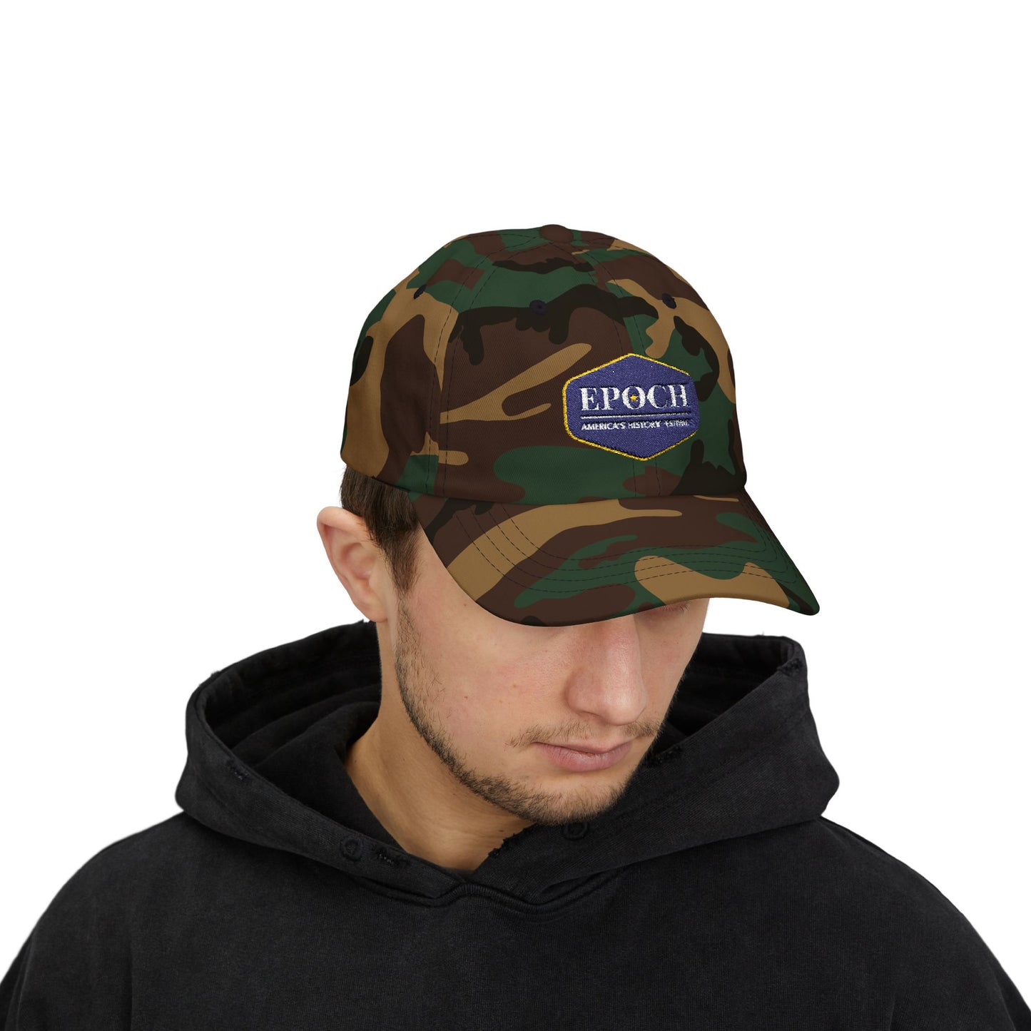 EPOCH: America's History Festival Baseball Cap – Embroidered Vintage Patch Hat