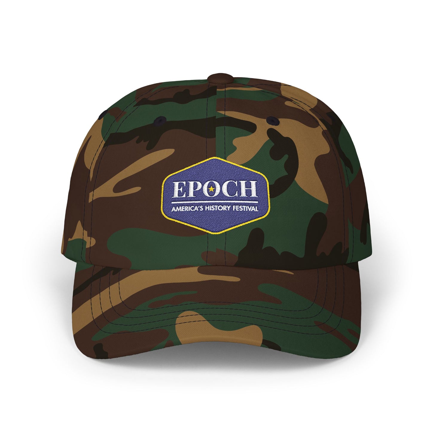 EPOCH: America's History Festival Baseball Cap – Embroidered Vintage Patch Hat